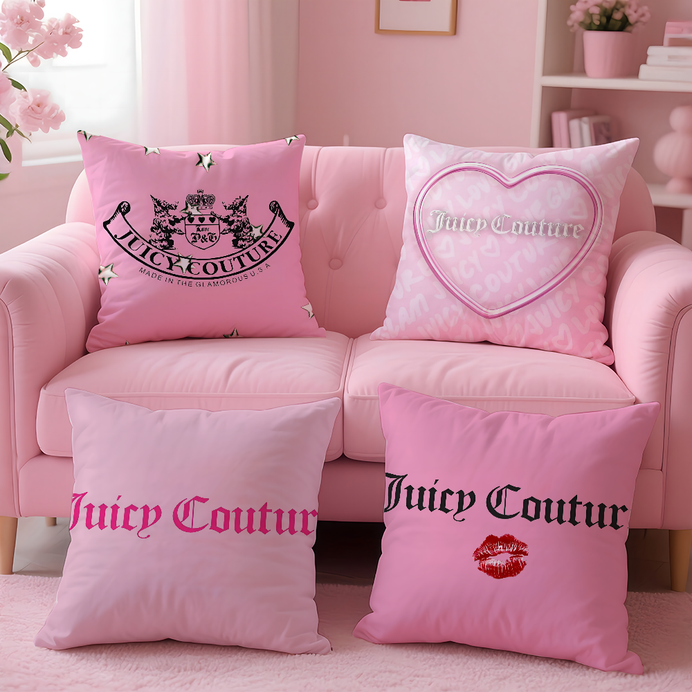 Car Accessories Juicy Couture - Fashion J-Juicys C-Couture anime Pillow Case