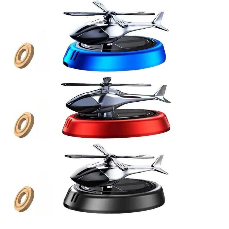 Car Accessories Unique - Solar Powered Helicopter Car Air Freshener