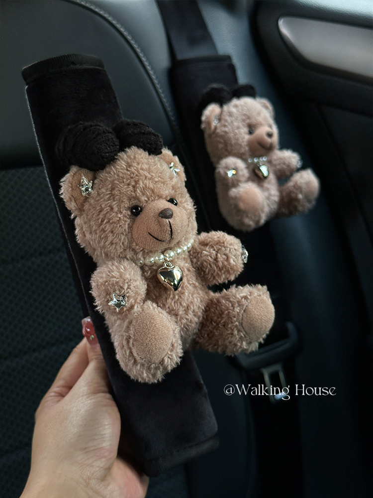 Cartoon Bear Car Seat Belt Cov – Car Accessories Juicy Couture recenzja i cena