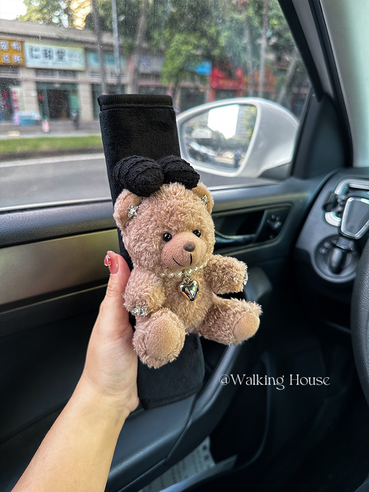Cartoon Bear Car Seat Belt Cov – Car Accessories Juicy Couture recenzja i cena