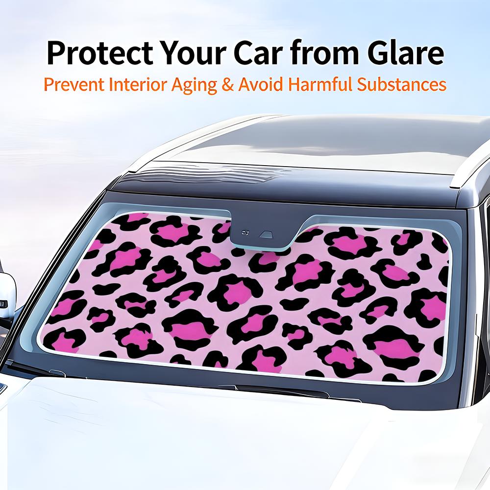 Pink Leopard Print Sun Visor R – Car Accessories Juicy Couture recenzja i cena