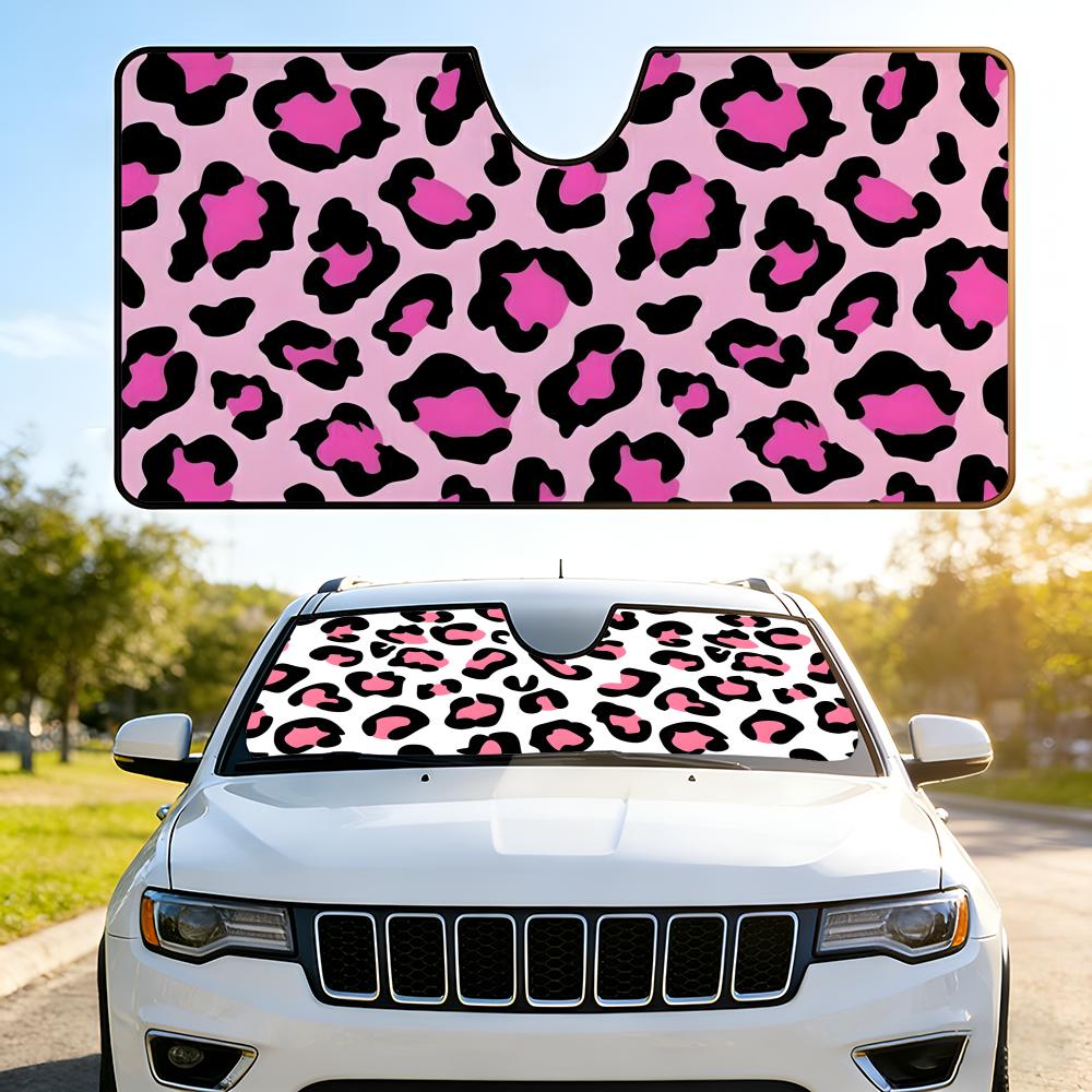 Pink Leopard Print Sun Visor R – Car Accessories Juicy Couture recenzja i cena