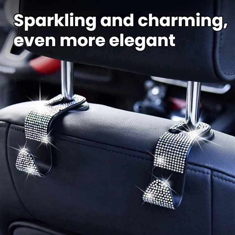 2 Rhinestone Car Seat Back Hoo – Car Accessories Hanging recenzja i cena