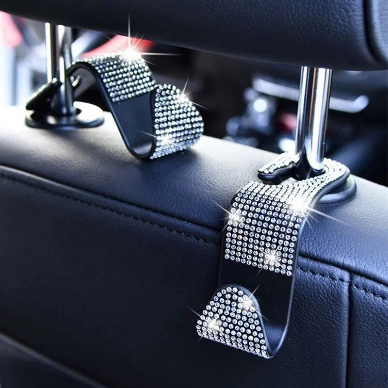 2 Rhinestone Car Seat Back Hoo – Car Accessories Hanging recenzja i cena