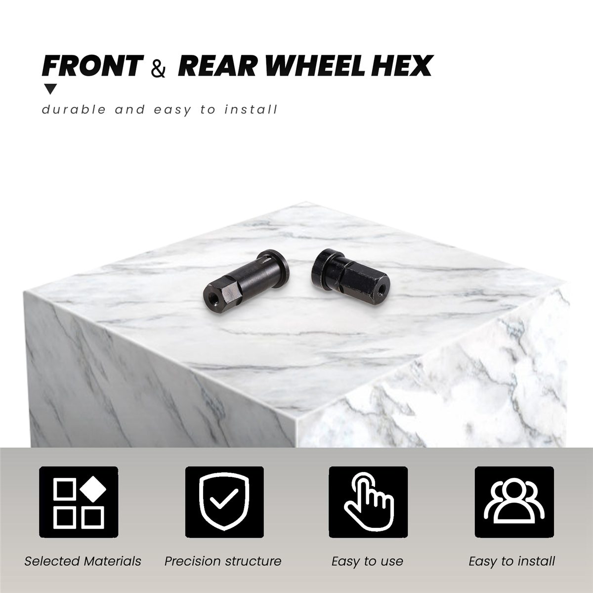 【Buyings】4Pcs Metal Wheel Hex  – Car Accessories To Buy recenzja i cena