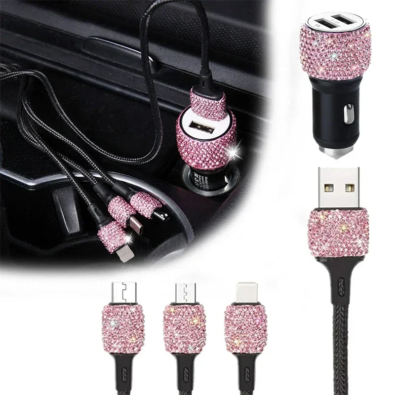 NEW USB Car Charger Pink Cryst – Car Accessories Juicy Couture recenzja i cena