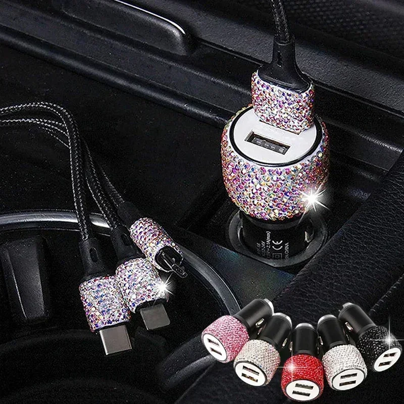 NEW USB Car Charger Pink Cryst – Car Accessories Juicy Couture recenzja i cena
