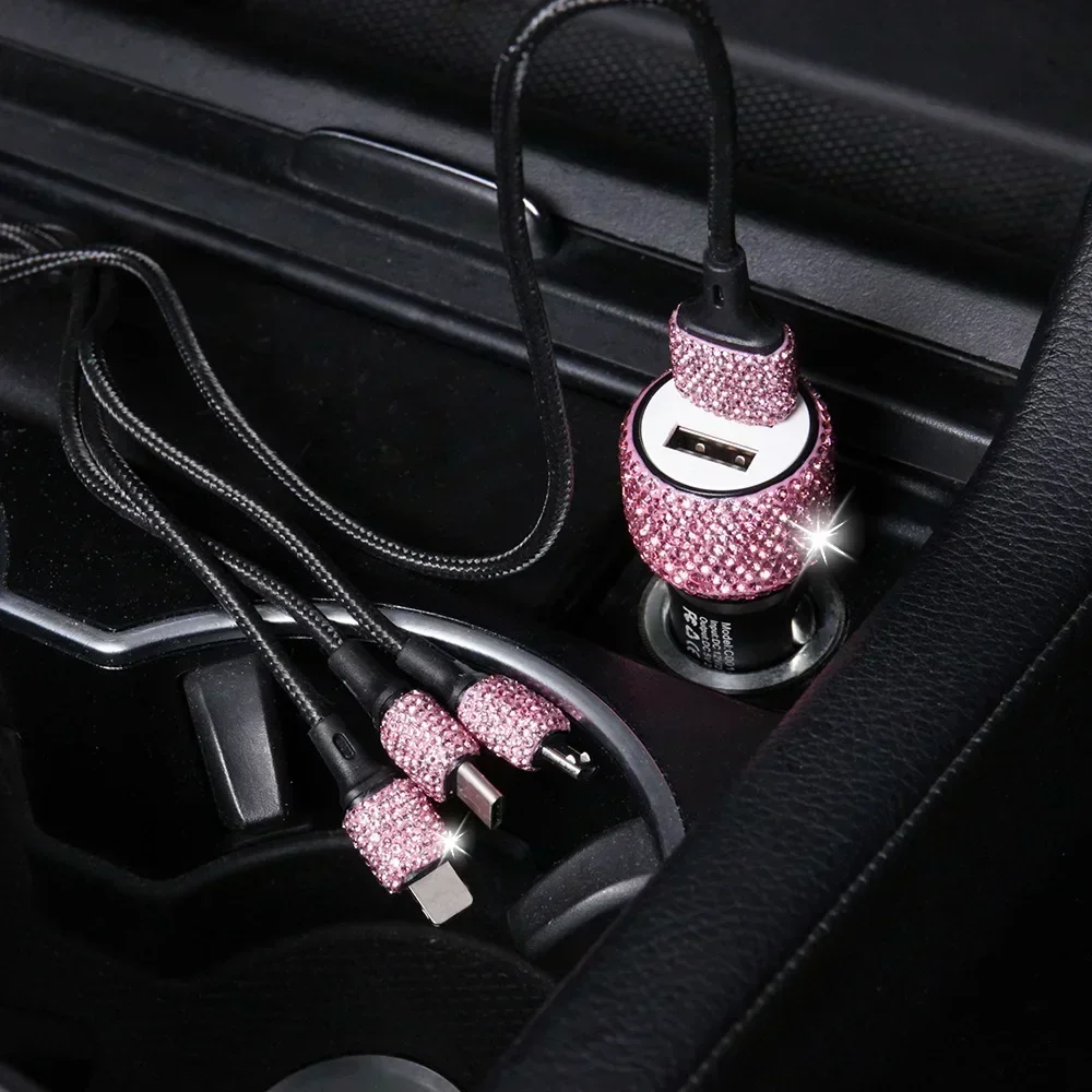 NEW USB Car Charger Pink Cryst – Car Accessories Juicy Couture recenzja i cena