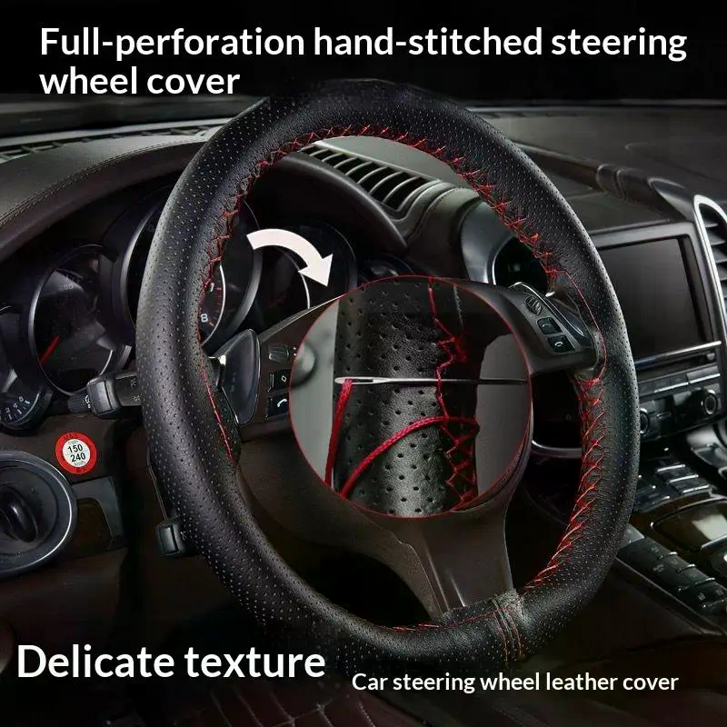 Hand Sewn Car Steering Wheel P – Steering Wheel Cover recenzja i cena