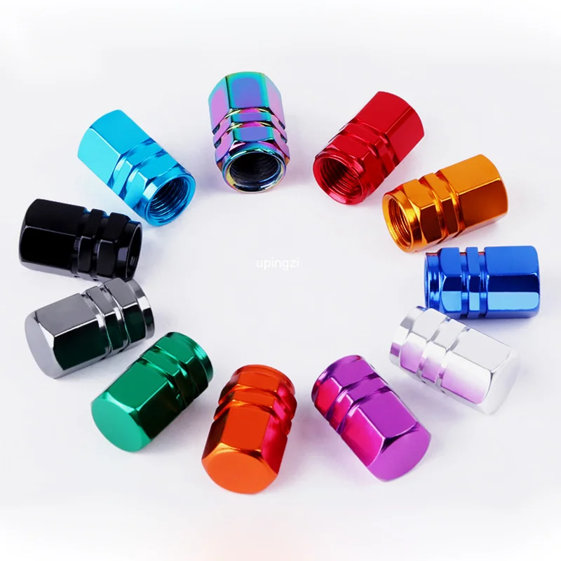 4Pcs Aluminum Tire Valve Caps  – Steering Wheel Cover recenzja i cena