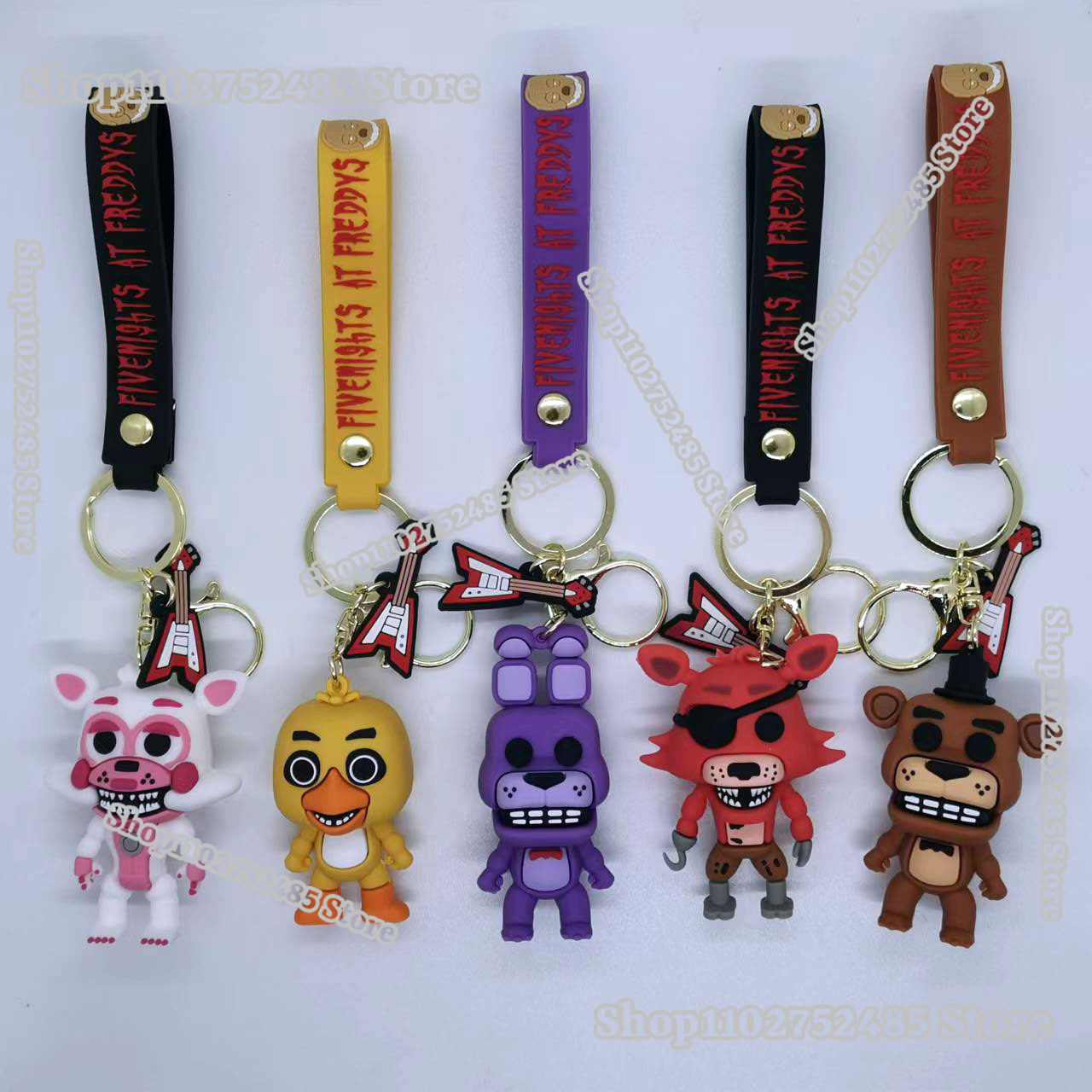 5pcs Cartoon Anime FNAF Figure – Car Accessories Papar recenzja i cena