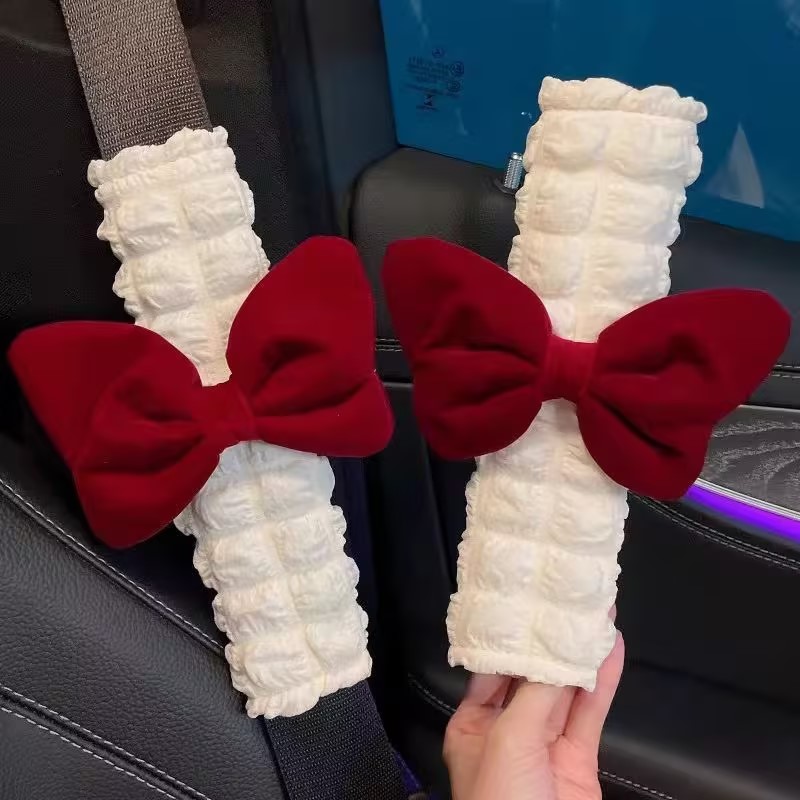 Cute Pink Bow Puff Plush Car S – Car Accessories Juicy Couture recenzja i cena