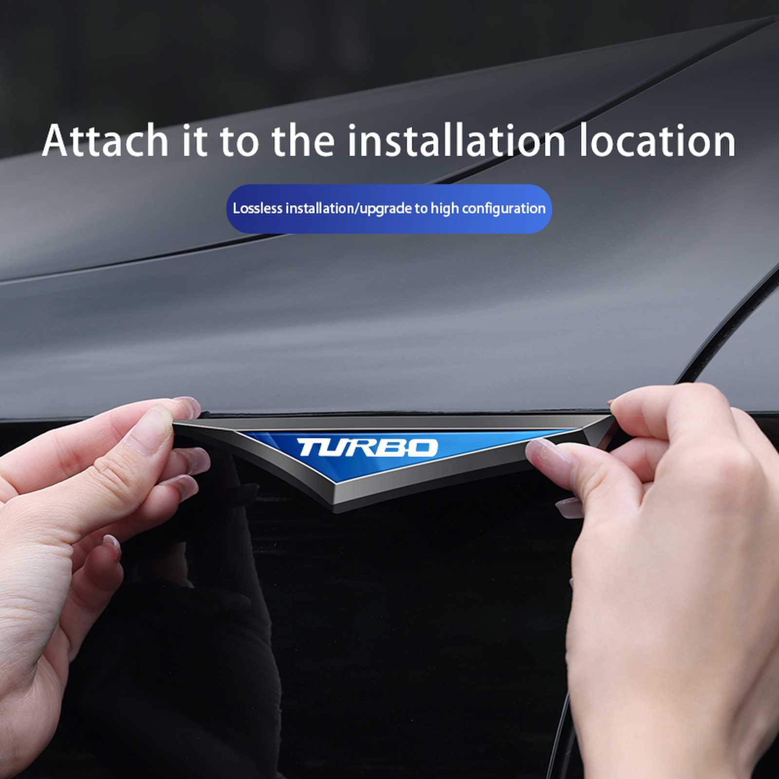 New Fashion Turbo Logo Car Met – Car Accessories Unique recenzja i cena