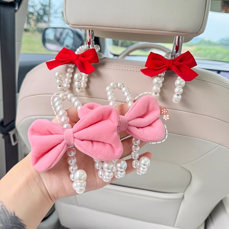 2pcs Car Rear Seat Hook White  – Car Accessories Hanging recenzja i cena