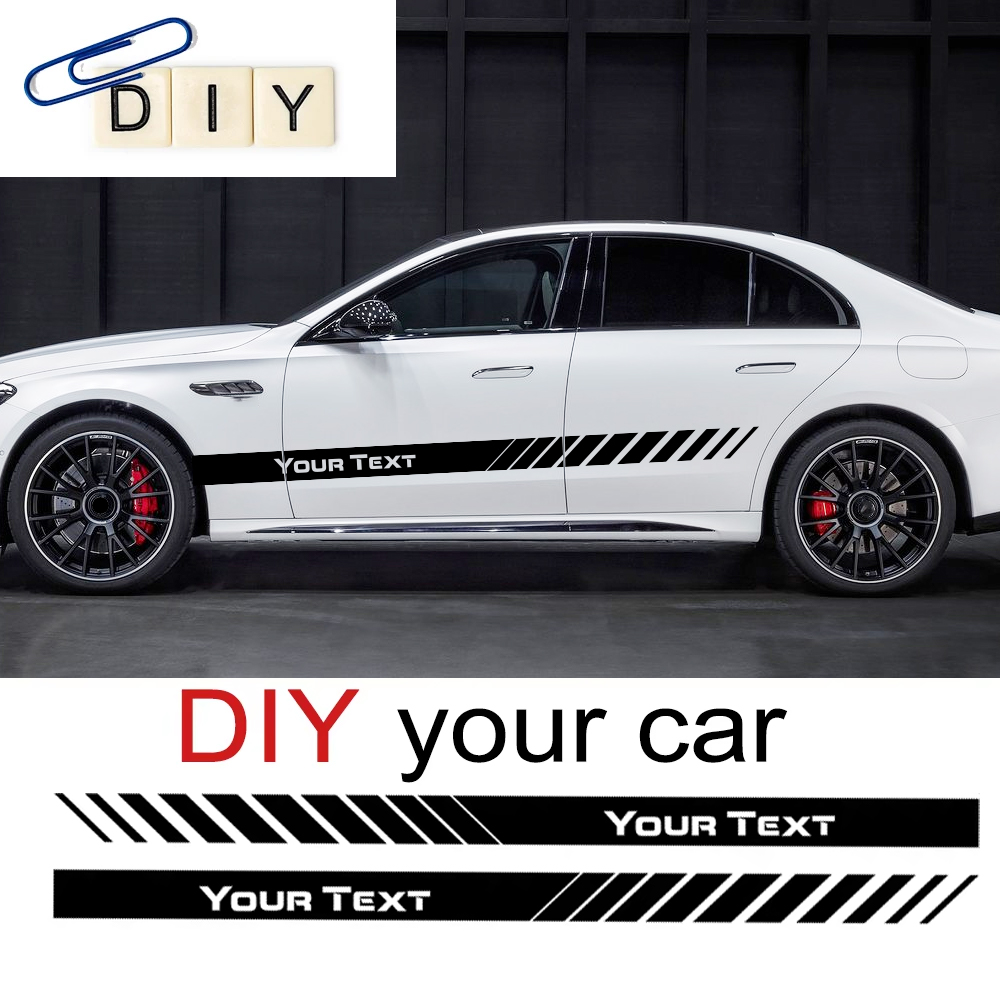 Custom Text Car Side Door Stri – Car Accessories Unique recenzja i cena