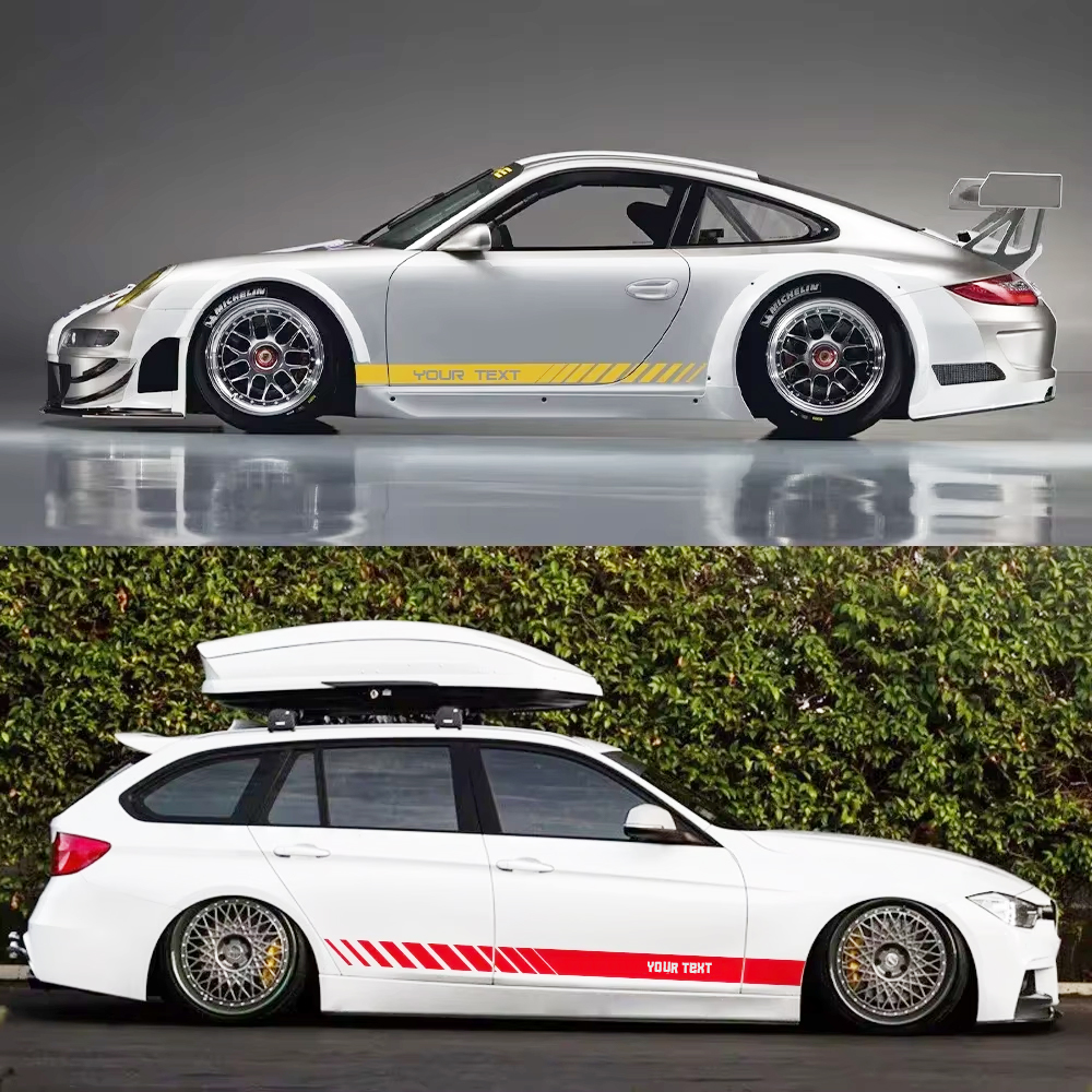 Custom Text Car Side Door Stri – Car Accessories Unique recenzja i cena