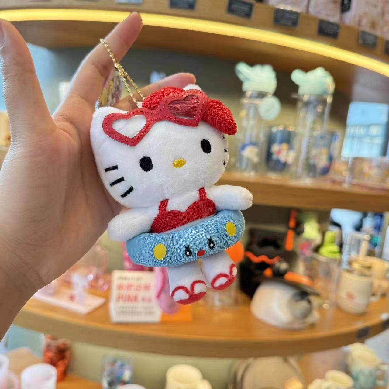 Sanrio Plush Keychain Hello Ki – Car Accessories Hanging recenzja i cena