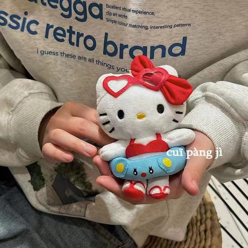 Sanrio Plush Keychain Hello Ki – Car Accessories Hanging recenzja i cena