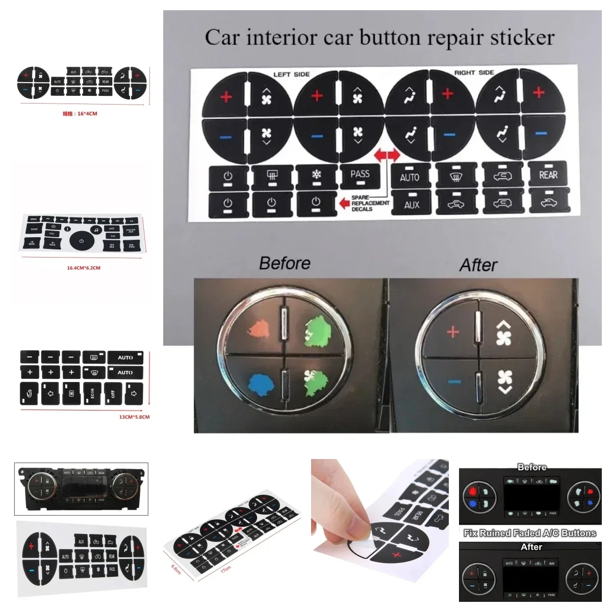 Car Window Button Creative Swi – Car Accessories Unique recenzja i cena