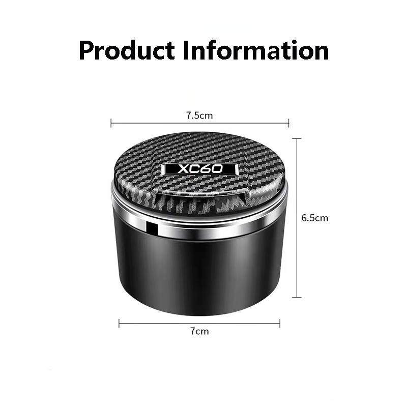 Car LED Ashtray Garbage Coin S – Volvo Car Accessories Xc90 recenzja i cena