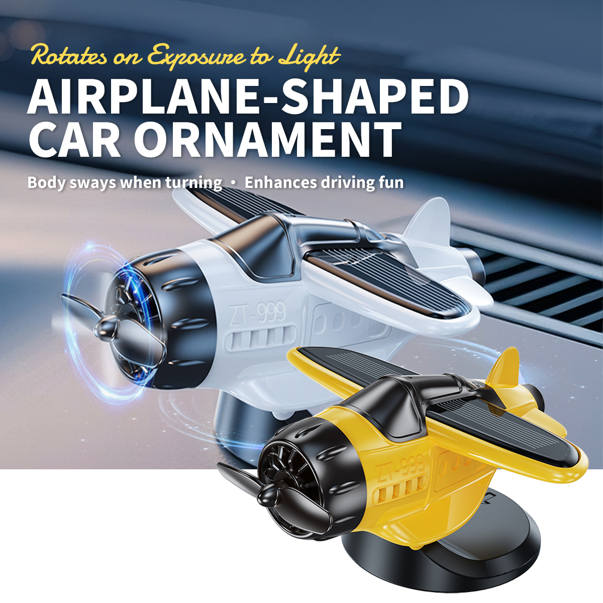 Motor Solar Airplane Ornaments – Car Accessories Papar recenzja i cena