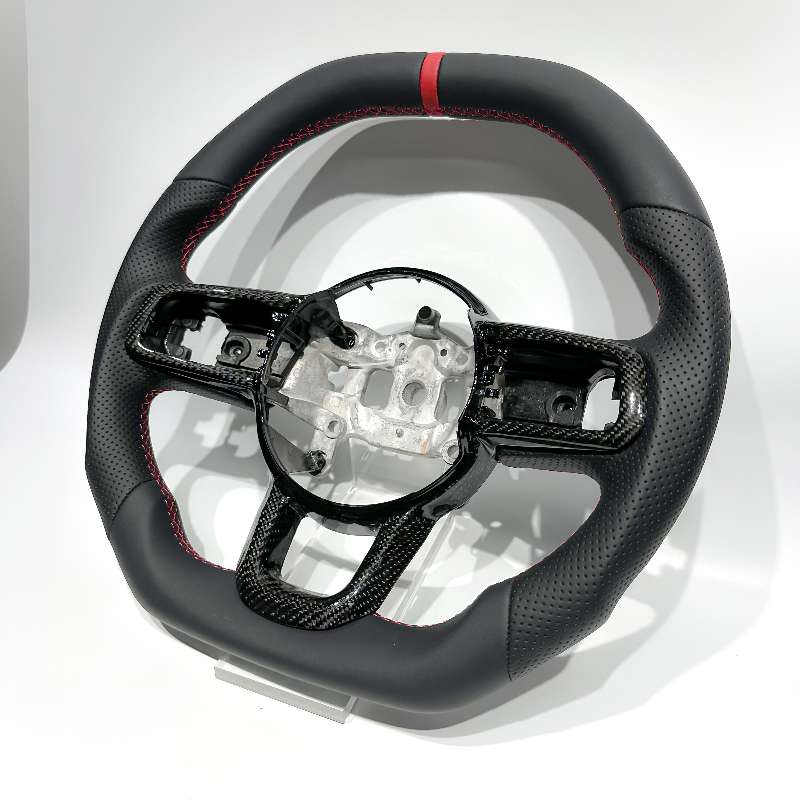 Black Carbon Fiber Trim Cover  – Steering Wheel Cover recenzja i cena