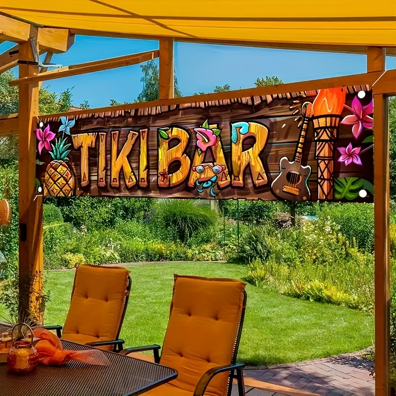 Tiki Bar Banner Tropical Hawai – Car Accessories Nearby recenzja i cena