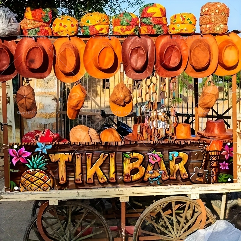 Tiki Bar Banner Tropical Hawai – Car Accessories Nearby recenzja i cena