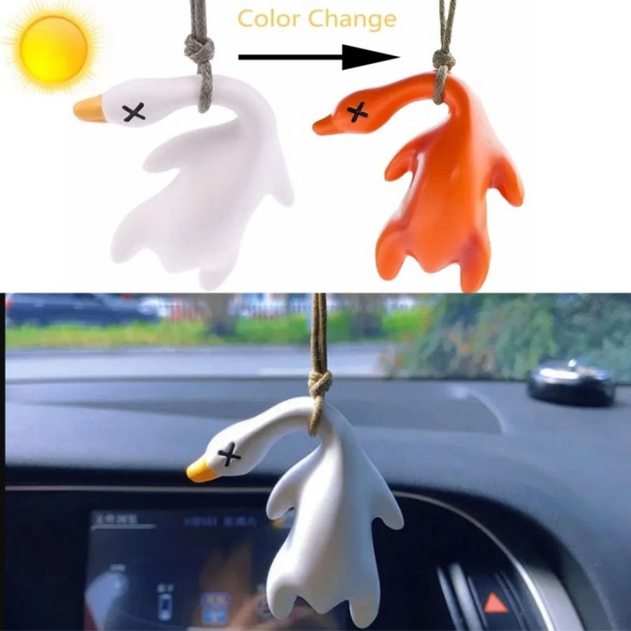 Color Change Duck Car Ornament – Car Accessories Unique recenzja i cena