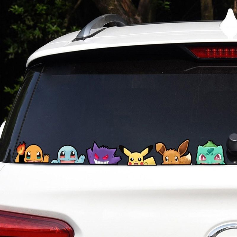 Pokémon car window sticker, Po – Car Accessories Rear recenzja i cena