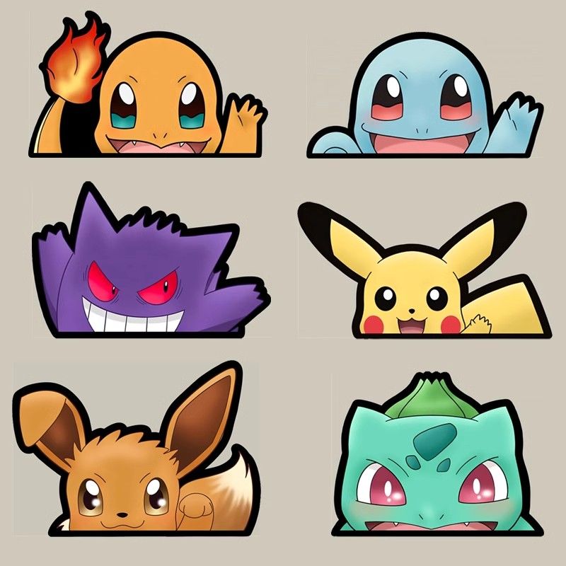 Pokémon car window sticker, Po – Car Accessories Rear recenzja i cena