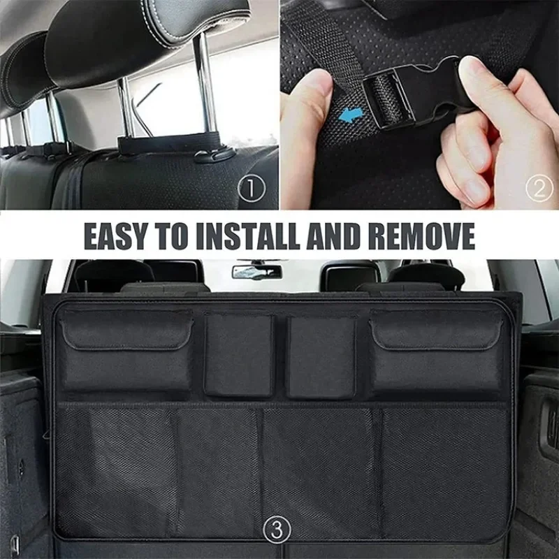 Car Rear Racks Storage Bag Net – Car Accessories Hanging recenzja i cena