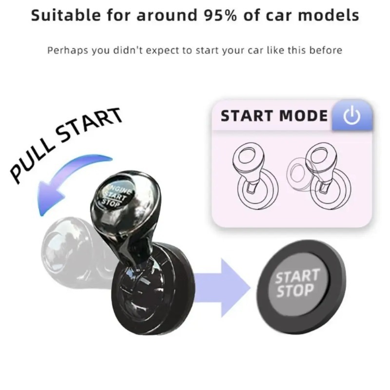 Car One-Touch Start Button wit – Car Accessories Papar recenzja i cena